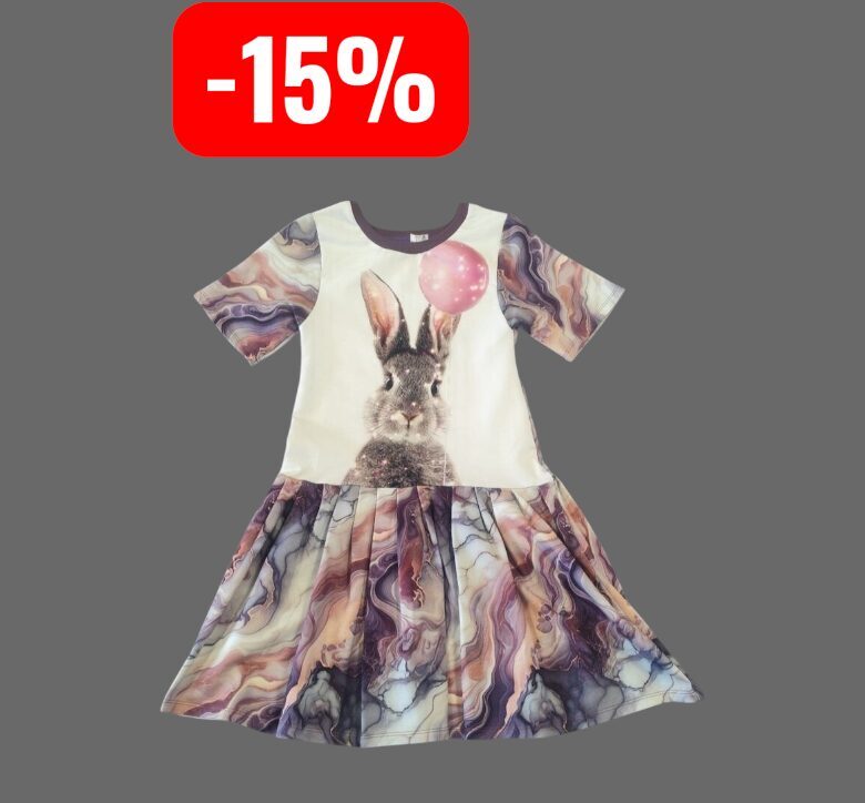 Kleita  "Zaķis ar balonu" 134 izm.